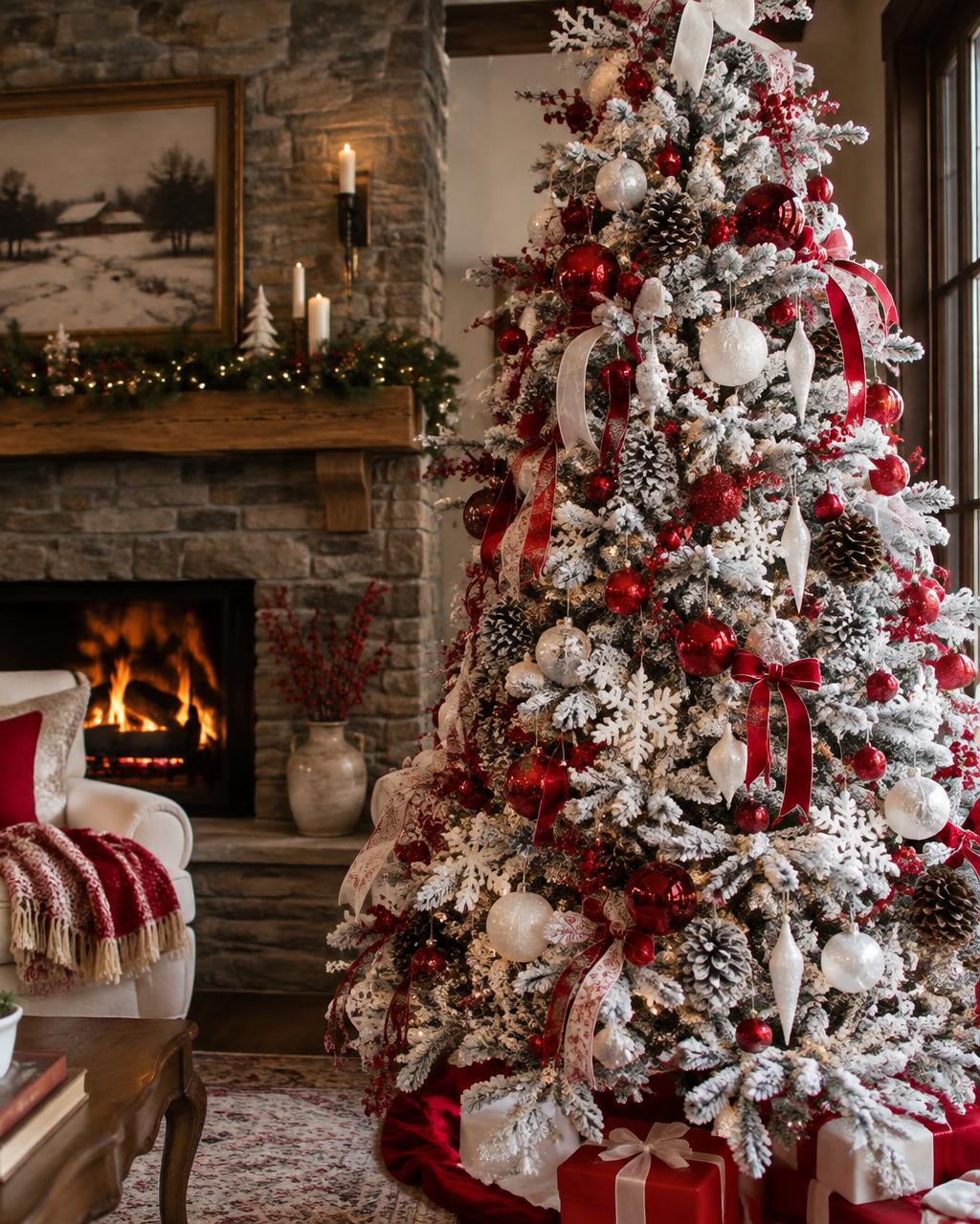Wonderland Christmas tree theme